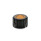 GN 957.1 Drehknöpfe, Kunststoff, für Stellungsanzeiger Form: L - mit Beschriftung, mit Pfeil, steigend bei Linksdrehung
Farbe der Abdeckkappe: DOR - orange, RAL 2004, matt