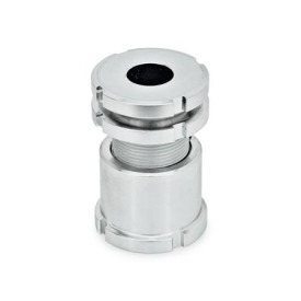GN 350 Ausgleich-Elemente, hohe Ausführung, Stahl Werkstoff: ST - Stahl<br />Form: AK - mit Kontermutter
