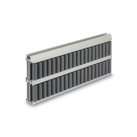 GN 6472 Seitenführungen, Trägerprofil Aluminium, Zylinder- und Kugelrollen zweiseitig Form: Z - zylindrische Rollen<br />Kennziffer: 2 - zweireihig