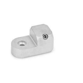 GN 483 T-Laschen-Klemmhalter Oberfläche: MT - matt, gleitgeschliffen<br />Form: A - mit Bohrung