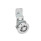 GN 115.1 Chiusure, tipo piccolo, collare corpo di contenimento cromato, con o senza serratura Materiale: ZD - Lega di zinco pressofusa
Tipo: VK - Con albero quadro