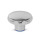 GN 5435 Sterngriffe, Edelstahl, Hygienic Design Oberfläche: PL - poliert (Ra < 0,8 µm)
Werkstoff (Dichtring): F - FKM