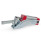 GN 860 Schnellspanner, Stahl, pneumatisch Form: EP - massiver Spannarm, mit Halteschelle zum Anschweißen
