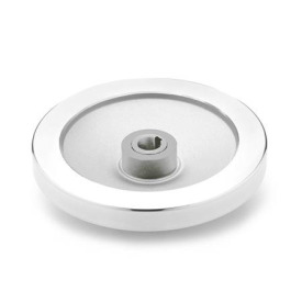 GN 321.4 Sicherheits-Handräder, Aluminium, mit Gleitlager Form: A - ohne Griff