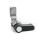 GN 515 Chiusure, acciaio INOX, con corpo di contenimento esteso, con manopola Tipo: HG - Con leva in plastica