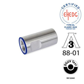 GN 20.1 Abdeckhülsen, Edelstahl, Hygienic Design Werkstoff (Dichtring): H - H-NBR