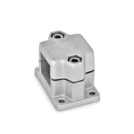 GN 147 Flansch-Klemmverbinder, Aluminium d<sub>1</sub> / s: V - Vierkant<br />Oberfläche: BL - blank, matt gestrahlt
