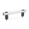 GN 666.1 Maniglie tubolari, tubolare in alluminio/acciaio INOX Materiale / Finitura: EL - Anodizzato, colore naturale