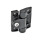 GN 233 Scharniere, Kunststoff, mit einstellbarer Friktion Farbe: SW - schwarz, RAL 9005, matt