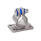 GN 146.5 Flansch-Klemmverbinder, Edelstahl, mit 4 Bohrungen Form: B - mit Dichtungen