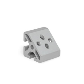 GN 32i Winkelverbinder, Aluminium, für Aluprofile (i-Baukasten), Eckmontage s: 30/40