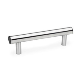GN 666.5 Rohrgriffe, Edelstahl Form: K - mit Kunststoff-Deckel