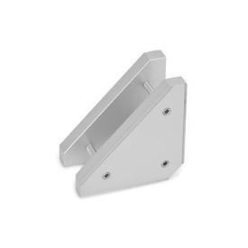 GN 900.3 Verbindungssätze X-Z, Aluminium Form: S - Direktmontage der Z-Achse über Verbindungsplatte