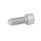 GN 606 Viti con terminale a sfera, acciaio INOX Tipo: AN - Sfera piena