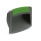 GN 733 Maniglie da incasso, montaggio con viti, plastica Tipo: O - Senza aletta di chiusura
Colore della calottina: DGN - Verde, RAL 6017, finitura mat