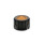 GN 957.1 Drehknöpfe, Kunststoff, für Stellungsanzeiger Form: R - mit Beschriftung, mit Pfeil, steigend bei Rechtsdrehung
Farbe der Abdeckkappe: DOR - orange, RAL 2004, matt