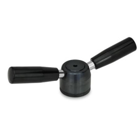 GN 200 Arretierelemente, Stahl Form: C - mit 2 Verstellhebeln
