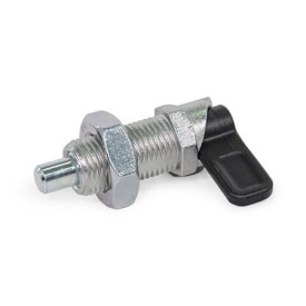 GN 612.8 Rastriegel, Zink-Druckguss Form: AK - mit Kontermutter