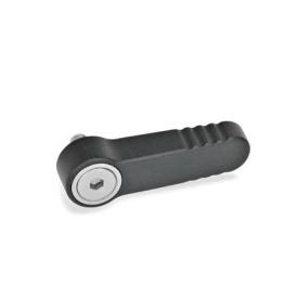 GN 720 Anschlagriegel Farbe: SW - schwarz, RAL 9005, strukturmatt