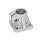 GN 163 Fuß-Klemmverbinder, Aluminium Oberfläche: BL - blank, matt gestrahlt