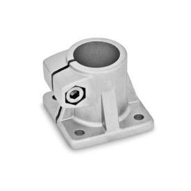GN 163 Fuß-Klemmverbinder, Aluminium Oberfläche: BL - blank, matt gestrahlt