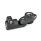 GN 284 Gelenk-Klemmverbinder, Aluminium Form: T - Verstellung mit 15°-Teilung (Verzahnung)
Oberfläche: SW - schwarz, RAL 9005, strukturmatt