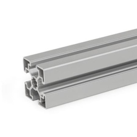GN 10b Aluprofile, b-Baukasten, mit allseitig offenen Nuten, Profiltyp leicht Profilgröße: B-454510L<br />Oberfläche: N - eloxiert, naturfarben