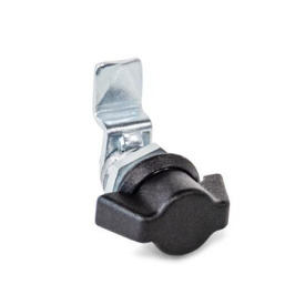 GN 115.1 Chiusure, tipo piccolo, collare corpo di contenimento colore nero, con e senza serratura Tipo: SK - Con manopola di serraggio<br />Finitura (anello di arresto): SW - Nero, RAL 9005, finitura strutturata
