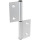 GN 2294 Scharniere, aushängbar, für Aluminiumprofile / Flächenelemente Form: I - Scharnierflügel innenliegend
Kennzeichen: C - mit Senkbohrungen
l<sub>2</sub>: 162