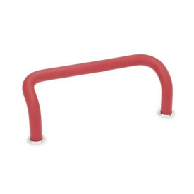 GN 425.1 Bügelgriffe, Aluminium Werkstoff: AL - Aluminium<br />Oberfläche: RS - rot, RAL 3000, strukturmatt