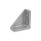 GN 30b Winkel, Aluminium, für Aluprofile (b-Baukasten) Form: A - ohne Zubehör
Oberfläche: AB - blank
Größe: 30x60/40x80/45x90