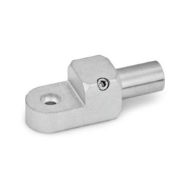 GN 483 T-Laschen-Klemmhalter Oberfläche: MT - matt, gleitgeschliffen<br />Form: W - mit Bolzen