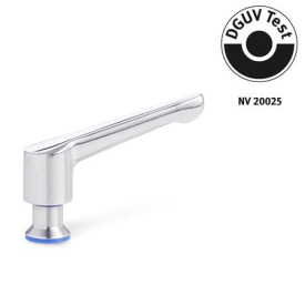 GN 305 Verstellbare Klemmhebel, mit Buchse, Edelstahl, Hygienic Design Werkstoff (Dichtring): E - EPDM