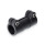 GN 242.9 Muffen-Klemmverbinder, Kunststoff Farbe: SW - schwarz, RAL 9005, matt