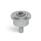 GN 509.5 Elementi di scorrimento a sfera, corpo di contenimento in acciaio/acciaio INOX, con perno filettato Materiale corpo di contenimento: N - Acciaio inox
Materiale sfera di carico: NI - Acciaio inox
Tipo: B - Con collare