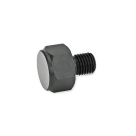 GN 409.1 Positionierelemente mit Schraube Druckflächenform: B - Druckfläche plan