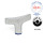GN 5064 T-Griffe, Edelstahl, Hygienic Design Oberfläche: PL - 
Werkstoff (Dichtring): H - H-NBR