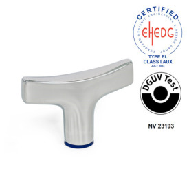 GN 5064 T-Griffe, Edelstahl, Hygienic Design Oberfläche: PL - <br />Werkstoff (Dichtring): H - H-NBR