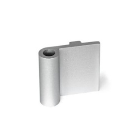 GN 2291 Scharnierflügel für Aluminiumprofile / Flächenelemente Form: AN - Scharnierflügel außenliegend, mit Führungssteg<br />Kennzeichen: A - ohne Bohrungen