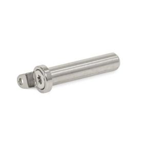 GN 2342 Perni per montaggi, acciaio INOX Tipo: E - Con rondella con occhiello<br />N° identificativo: 1 - Senza foro trasversale