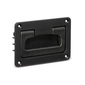 GN 825.2 Schalen-Klappgriffe, Kunststoff Farbe: SW - schwarz, RAL 9005, matt