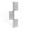 GN 2295 Scharniere, für Aluminiumprofile / Flächenelemente, dreiteilig, vertikal verlängerte Außenflügel Form: I - Scharnierflügel innenliegend
Kennzeichen: C - mit Senkbohrungen
l<sub>2</sub>: 245