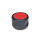 GN 624.5 Drehknöpfe, Kunststoff, Buchse Edelstahl, Softline Farbe der Abdeckkappe: DRT - rot, RAL 3000, matt
