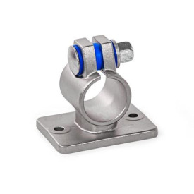 GN 146.6 Flansch-Klemmverbinder, Edelstahl, mit 2 Bohrungen Form: B - mit Dichtungen