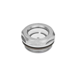GN 743.5 Ölschaugläser, Edelstahl, temperaturbeständig bis 180 °C Form: A - mit Reflektor