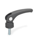 Exzenterspanner, Kunststoff, mit Schraube Stahl