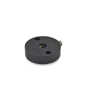 GN 826 Klemmelemente, Aluminium, für Verstellspindeln Form: S - Klemmschraube mit Innensechskant