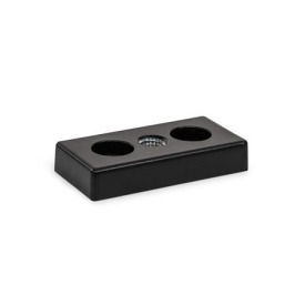 GN 80b Transport- und Fußplatten, Zink-Druckguss, für Aluprofile (b-Baukasten) s<sub>1</sub>xs<sub>2</sub>: 30x60/40x80/45x90