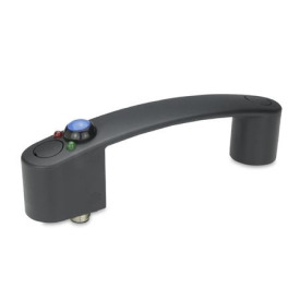 GN 628.4 Bügelgriffe, Kunststoff, mit Stecker Form: SU - Stecker unten