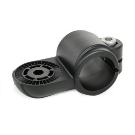 GN 278.9 Laschen-Klemmverbinder, Kunststoff Form: IV - mit Innenverzahnung<br />Farbe: SW - schwarz, RAL 9005, matt